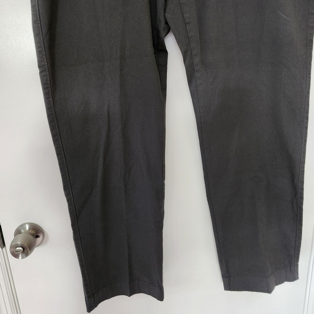 J Crew Factory Flex Gray Straight Chino Pants Khakis Men’s 38x32 - Picture 4 of 14
